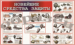 Плакат Новейшие средства зашиты 1000*1400 винил