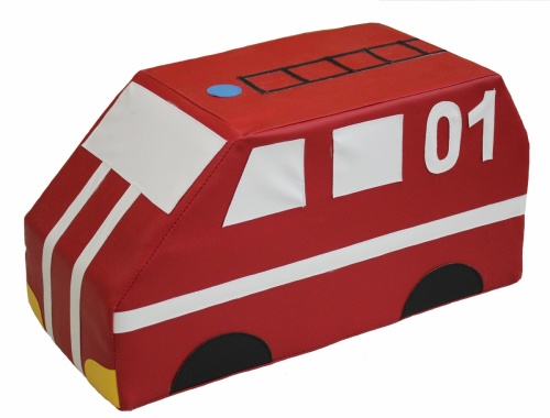 Детская игровая машина «Пожарная» (без колес)