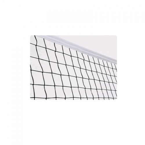Сетка волейбольная Ø=3,1мм, черная, обшитая капроном с 1-й стороны, с тросом