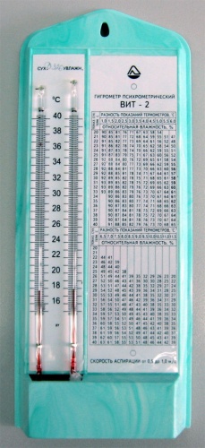 Гигрометр психрометрический ВИТ-2 (16° - 40°) 